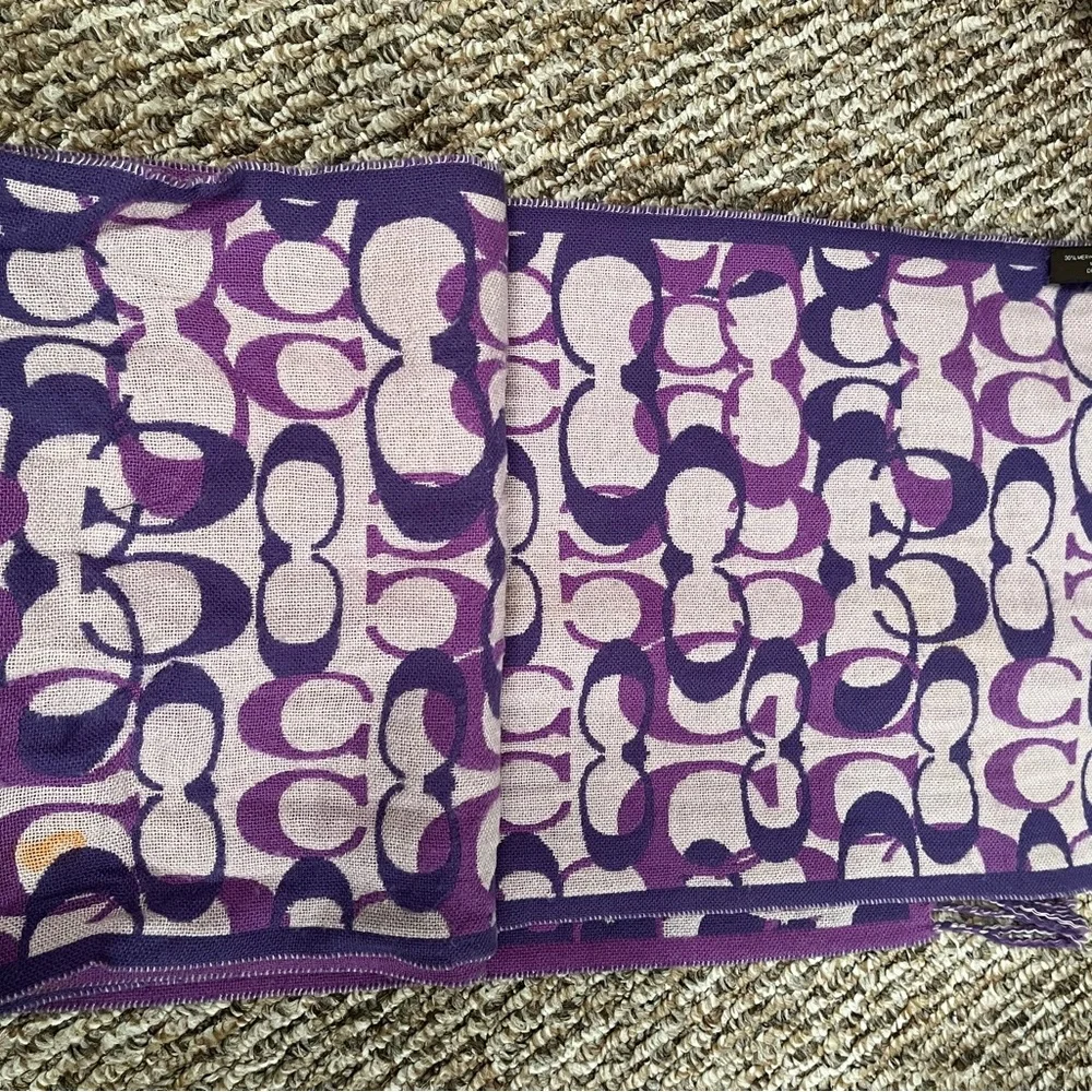 Coach scarf - Picture 3 of 4